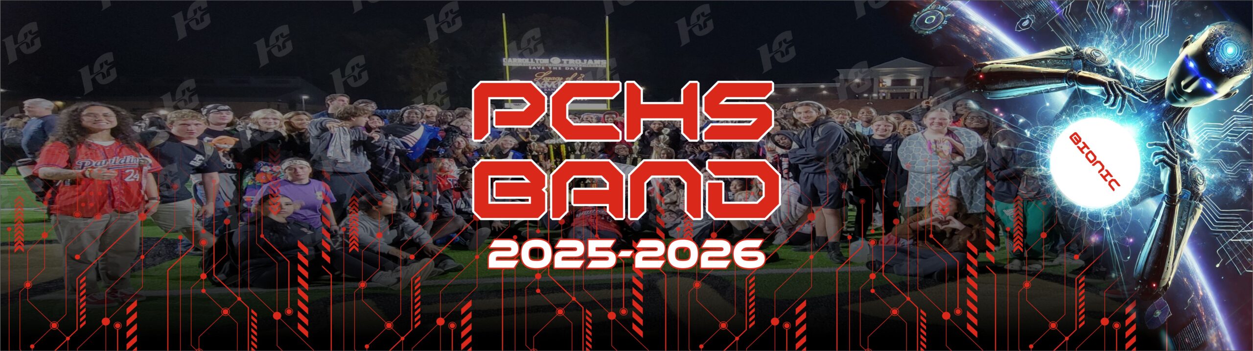 PCHS Band Store banner